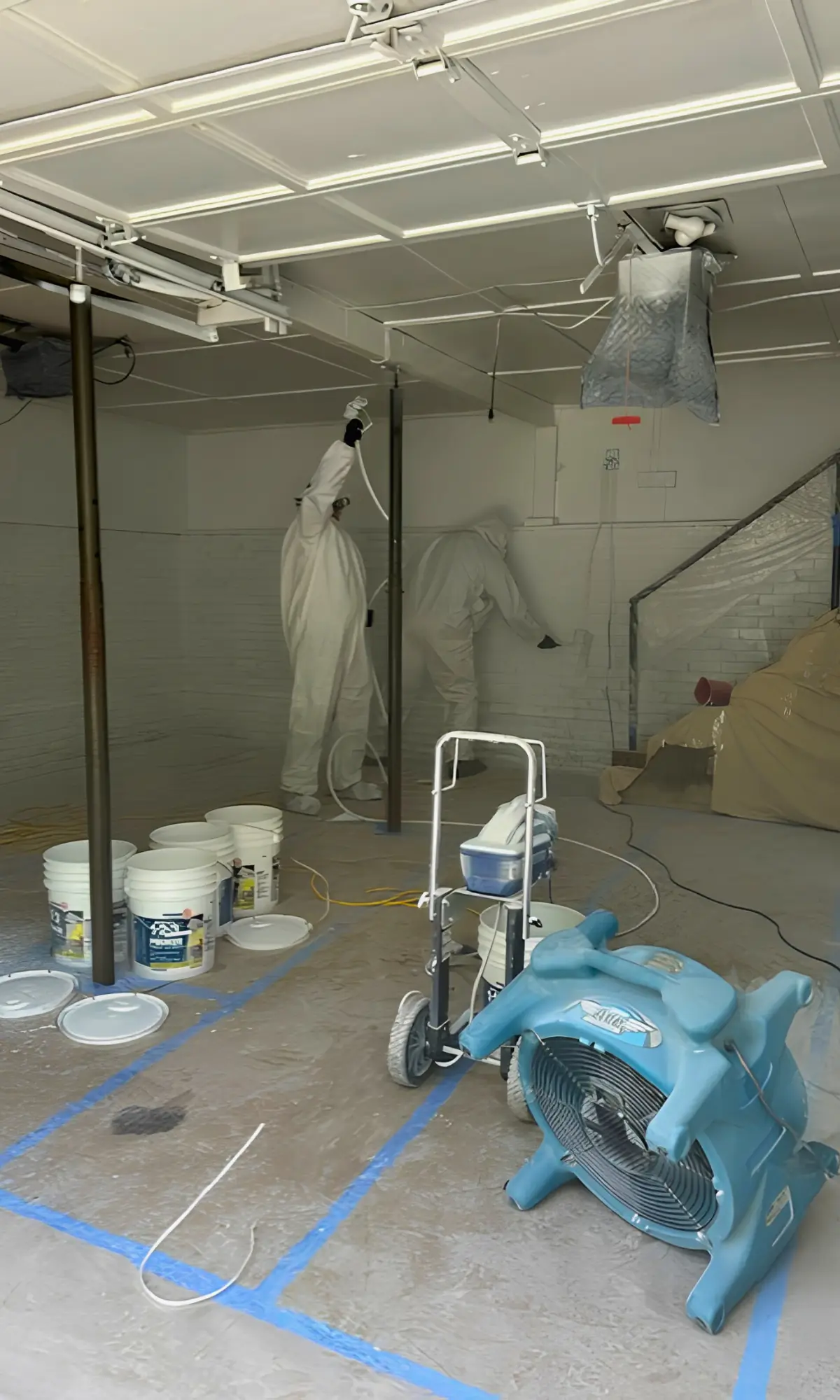 Mold Patrol treating a home for mold prevention