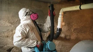 Mold Patrol conducting mold remediation work